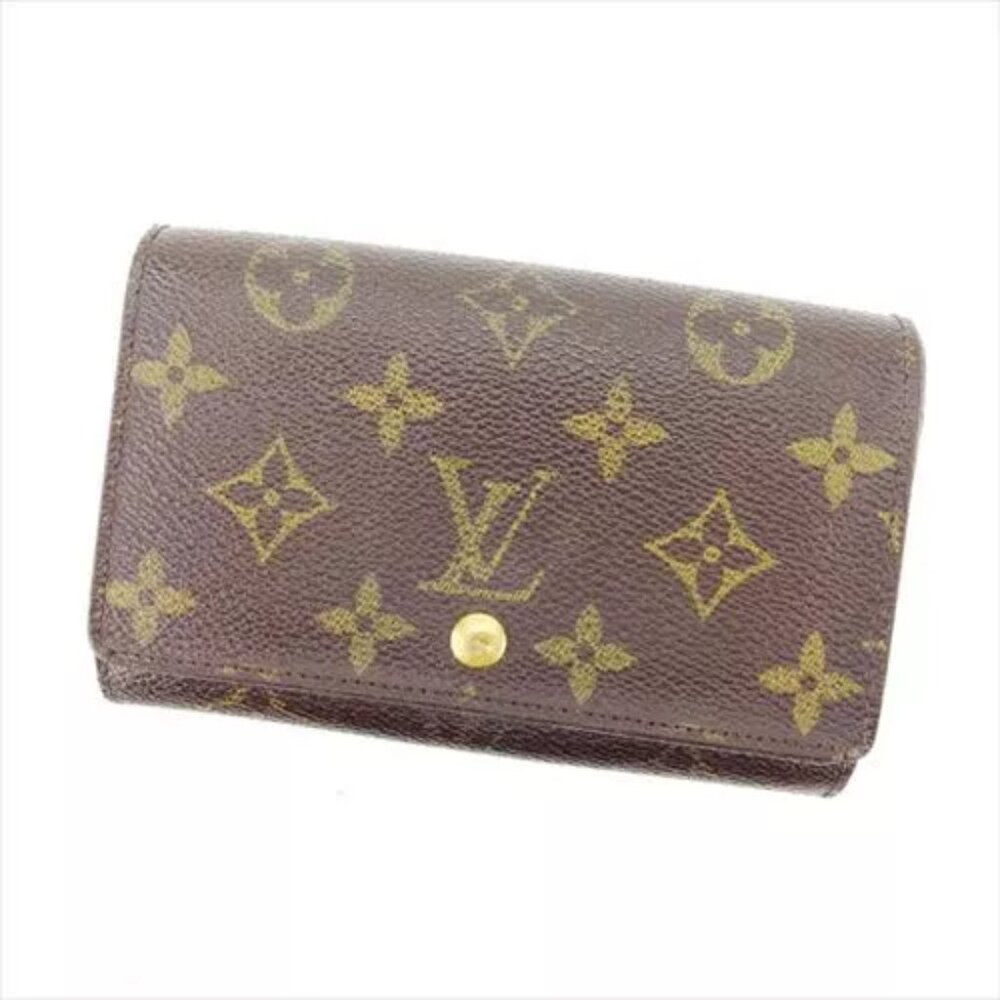 Louis Vuitton Wallet Purse Monogram Brown Woman Authentic Used